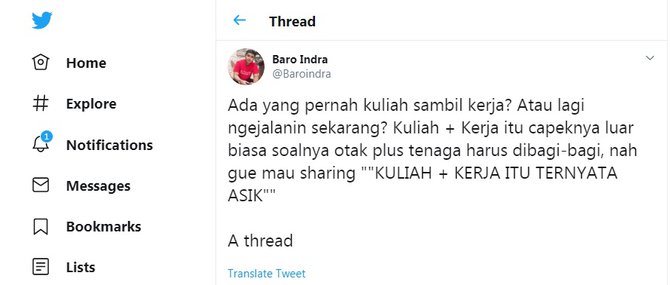 cuitan di twitter soal lelah