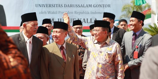 Gerindra Incar Kursi Menhan, Wapres JK Bilang 'Tanya Sama Presiden'