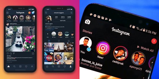 Instagram Dapatkan Dark Mode di iOS 13