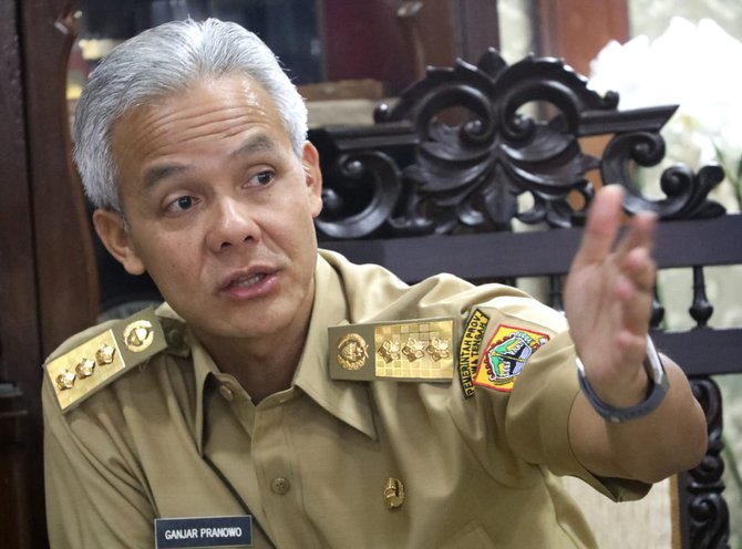 gubernur jawa tengah ganjar pranowo