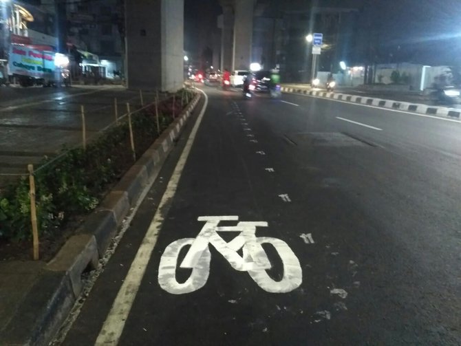 jalur sepeda sudirman fatmawati