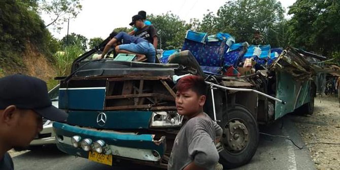 Tewaskan 6 Orang, Sopir Bus PMTOH Terguling di Riau Jadi Tersangka