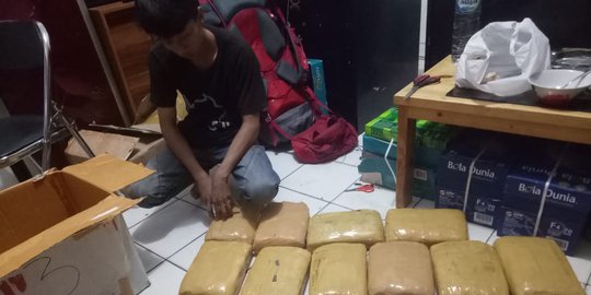 Pemuda 19 Tahun di Depok Jadi Bandar Narkoba, Polisi Sita 38 Kg Ganja