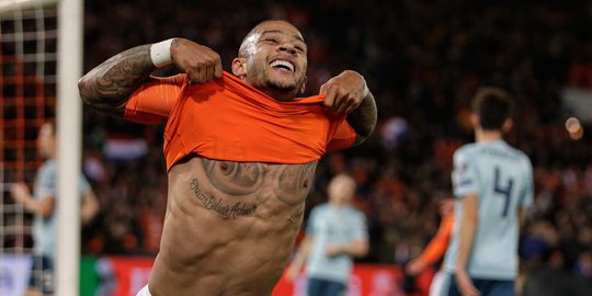 Hasil Kualifikasi EURO 2020: Belanda Sukses Kalahkan Irlandia Utara 3-1
