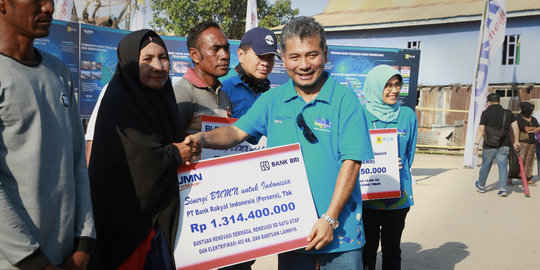 BRI Bangun Sarana Umum Dermaga dan Pendidikan di Pulau Messah