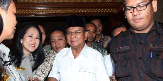 Prabowo Usai Jenguk Wiranto: Kita Doakan Semuanya Baik