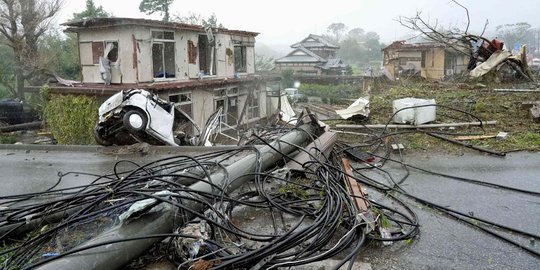 Kerusakan Parah Usai Topan Hagibis Melanda Jepang