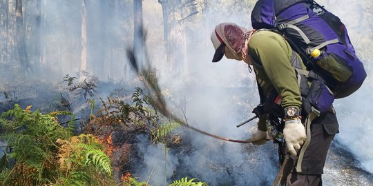 Area Kebakaran di Gunung Arjuno Makin Luas, Dibutuhkan Tambahan Personel Pemadaman