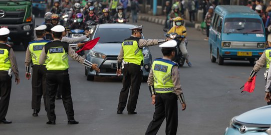 3.000 Polantas Polda Metro Diterjunkan Amankan Pelantikan Presiden