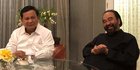 Pertemuan Politik Prabowo dan Surya Paloh di Meja Makan