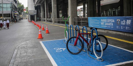 Akhir 2019, Parkir Sepeda Akan Tersedia di Seluruh Stasiun MRT dan Halte Transjakarta