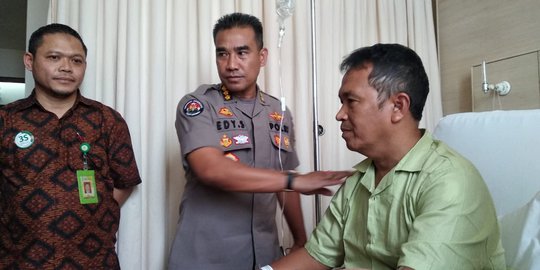 Berangsur Pulih, Kapolsek Menes Korban Penusukan Tinggalkan Rumah Sakit