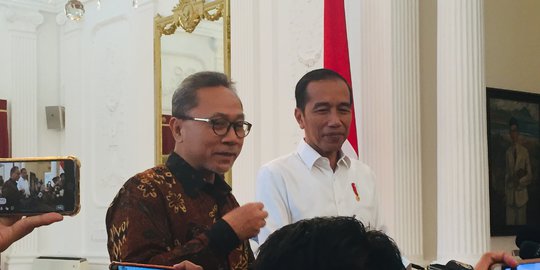 Bertemu Zulkifli Hasan, Jokowi Bertanya Soal Amandemen UUD 1945