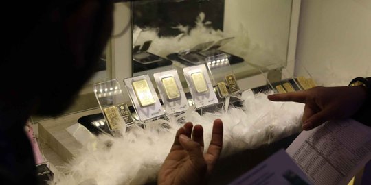 Harga Emas Naik Rp2.000 Hari ini Menjadi Rp756.000 per Gram