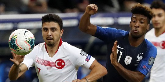 Hasil Kualifikasi EURO 2020: Prancis Ditahan Imbang Turki 1-1