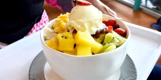 Resep Patbingsoo, Es Serut Campur Buah dari Korea