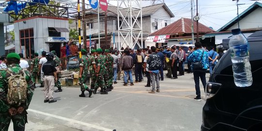 Bangunan Rusak Akibat Dibakar Pendemo di Penajam Mulai Diperbaiki