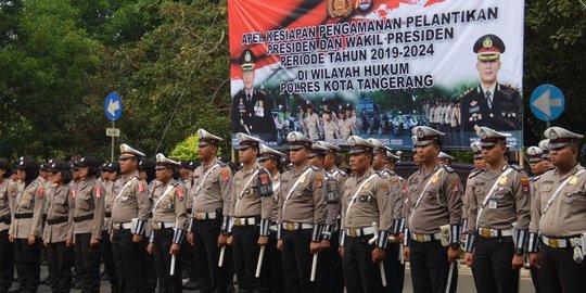 Jelang Pelantikan Presiden, TNI-Polri Disiagakan di Stasiun-Gerbang Tol Tangerang