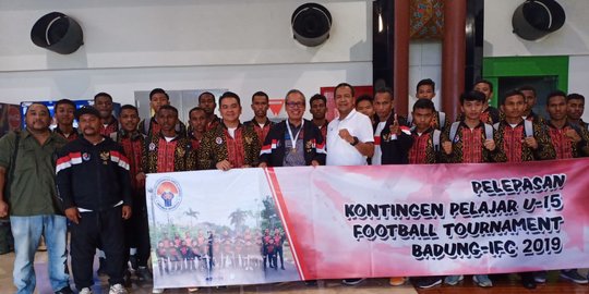 Kemenpora Lepas Timnas Pelajar U-15 Tanding di Bali