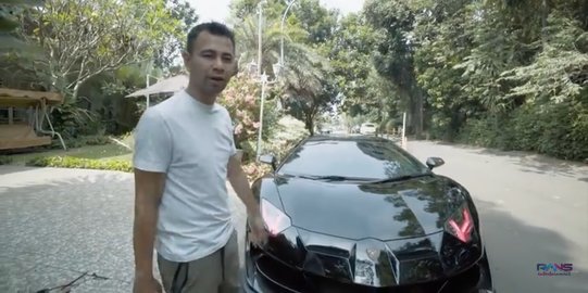 Lamborghini 'Batman' yang Terbakar di Sentul Milik Raffi Ahmad