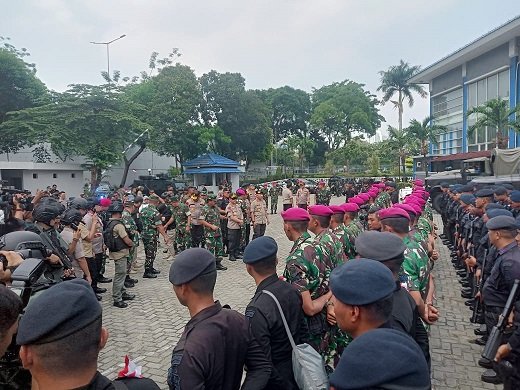 panglima tni kapolri cek pengamanan jelang pelantikan