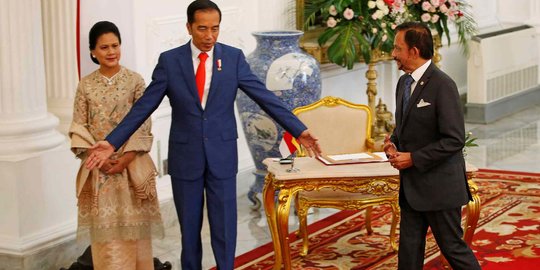 Jelang Pelantikan, Jokowi Sambut Sejumlah Tamu Negara di Istana
