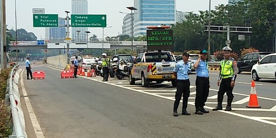 Pintu Keluar Tol Slipi Khusus Tamu Undangan Pelantikan Presiden dan Wapres