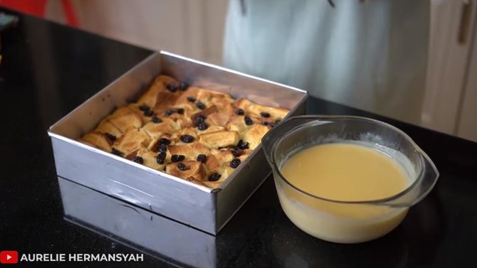 puding roti aurel hermansyah