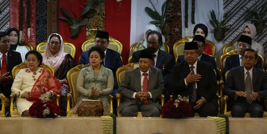 Megawati dan SBY Datang Beriringan Tapi Tak Foto Bersama