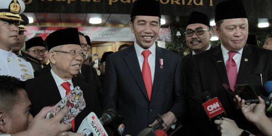 Jokowi Ungkap Ada 16 Menteri dari Partai Politik