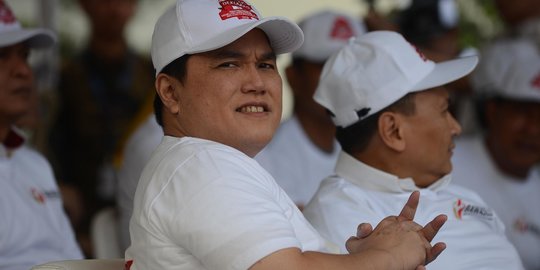 Erick Thohir soal 'Berkeringat' Sentil Calon Menteri dari Luar Koalisi?