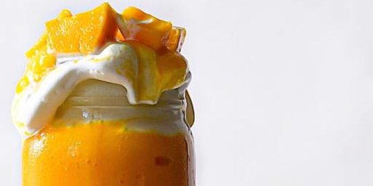 Cara Membuat Mango Thai Smoothie ala Gerai Dessert Kekinian