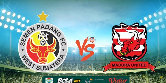 Hasil Shopee Liga 1: Semen Padang Dikalahkan Madura United 1-2