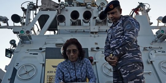 KKP Mau Kebijakan Susi Pudjiastuti Tenggelamkan Kapal Pencuri Ikan Dilanjutkan