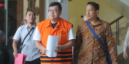 Ekspresi David Manibui Usai Menjalani Pemeriksaan KPK