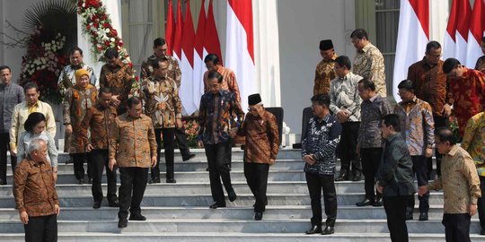 Jokowi-Ma'ruf Kenalkan Menteri Kabinet Indonesia Maju