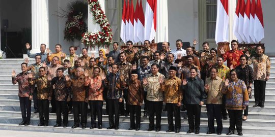 3 Kementerian dengan Nama Baru & Tugas Tambahan di Kabinet Jokowi-Ma'ruf Amin