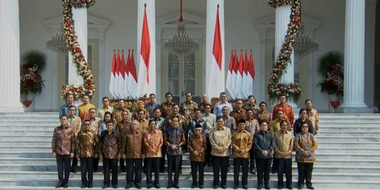 Megawati Hingga Surya Paloh Hadiri Pelantikan Menteri Kabinet Indonesia Maju