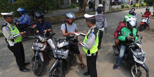 Hari Pertama Operasi Zebra 2019, Sebanyak 6.686 Kendaraan Terjaring Razia di Jakarta