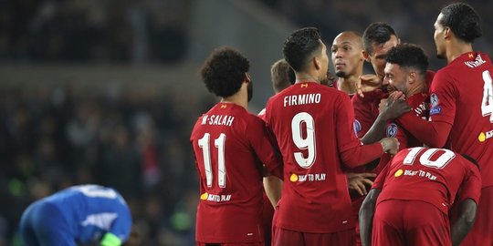 Hasil Liga Champions: Liverpool Bantai KRC Genk 4-1