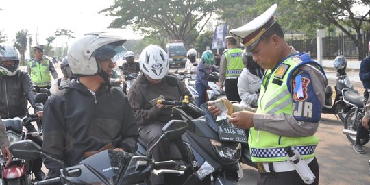 Hari Pertama Operasi Zebra, 1.137 Pengendara di Banten Ditilang Polisi