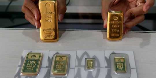 Harga Emas Naik Rp1.000 Menjadi Rp752.000 per Gram