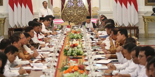 Jokowi Sentil Menteri Kabinet Kerja Eksekusi Tak Sesuai Visi Misi Presiden