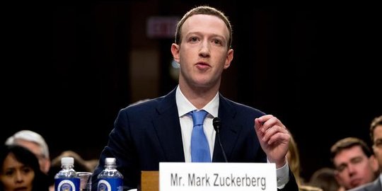 Mark Zuckerberg Dicecar Kongres AS Soal Privasi Data dan Mata Uang Libra