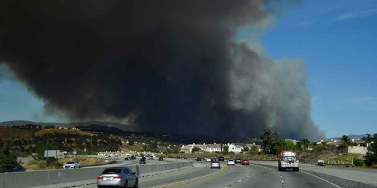 Hutan California Kembali Membara