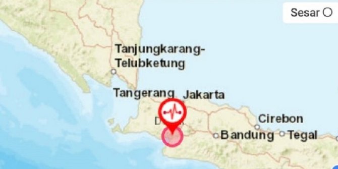 Gempa Bermagnitudo 3,7 Guncang Wilayah Sukabumi, Warga Diminta Waspada