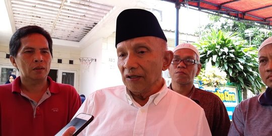 Amien Rais Minta Masyarakat Tak Buru-Buru Kritik Pemerintahan Jokowi