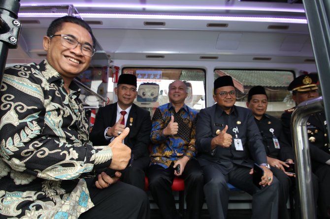 peluncuran capsule bus koja trans di jambi