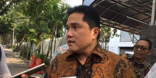Erick Thohir Jalan Kaki Temui Anies Bahas Integrasi Transportasi Jakarta