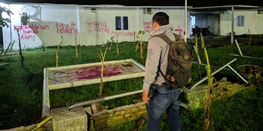 Demo Tolak Perumahan Rusuh, Kantor Perumnas dan PTPN Deli Serdang Dirusak